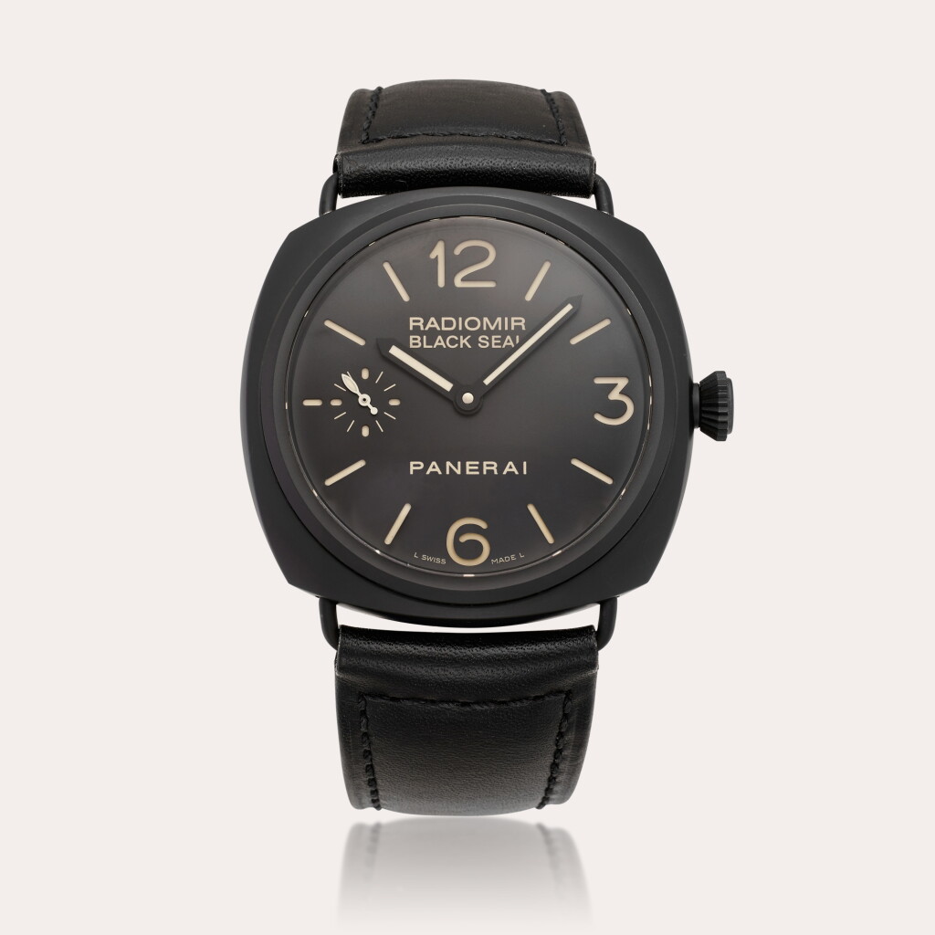 View full screen - View 1 of Lot 669. Reference PAM00292 Radiomir Black Seal | A PVD-coated stainless steel and black ceramic wristwatch, Circa 2010.