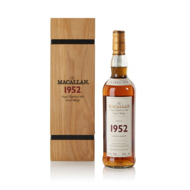 View full screen - View 1 of Lot 33. The Macallan Fine & Rare 50 Year Old 50.8 abv 1952 .
