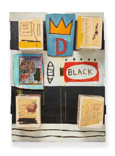 View full screen - View 1 of Lot 18. JEAN-MICHEL BASQUIAT | BLACK.