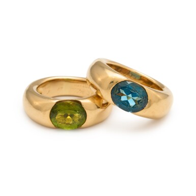 全螢幕檢視 - 查看184Two gem set rings的1