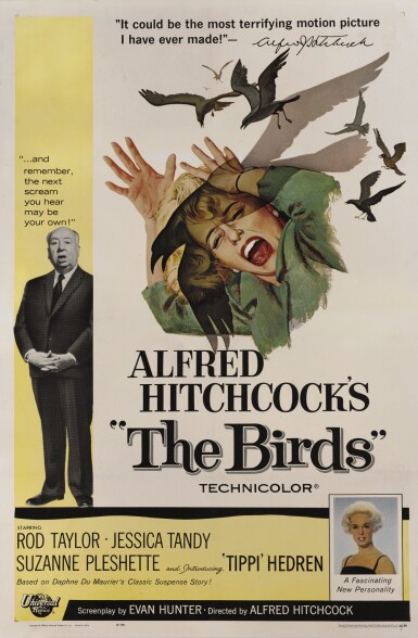View full screen - View 1 of Lot 82. The Birds (1963) poster, US.