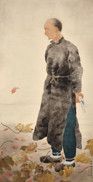 View full screen - View 1 of Lot 3074. 方人定 悲秋 | Fang Rending, Grievous Scene.