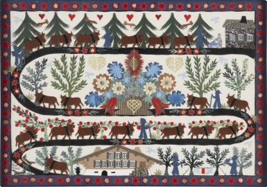 View full screen - View 1 of Lot 64. Untitled (Poya et Grand bouquet de fleurs), 1988.