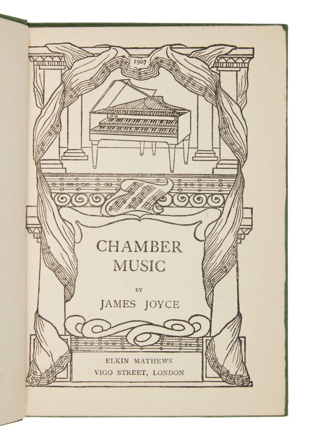 View full screen - View 1 of Lot 117. Joyce, James | A fine copy of Joyce's first book, in the scarce first binding variant..