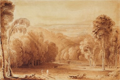 View full screen - View 1 of Lot 173. A Study for 'Adam's first sight of Eve'.