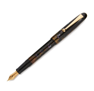 View full screen - View 1 of Lot 108. NAMIKI | A LAQUERED AND GOLD PLATED FOUNTAIN PEN, CIRCA 2000.