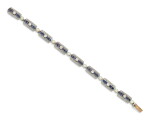 Sapphire, Pearl and Diamond Bracelet, Early 20th Century | 藍寶石 配 珍珠 及 鑽石 手鏈, 20世紀初