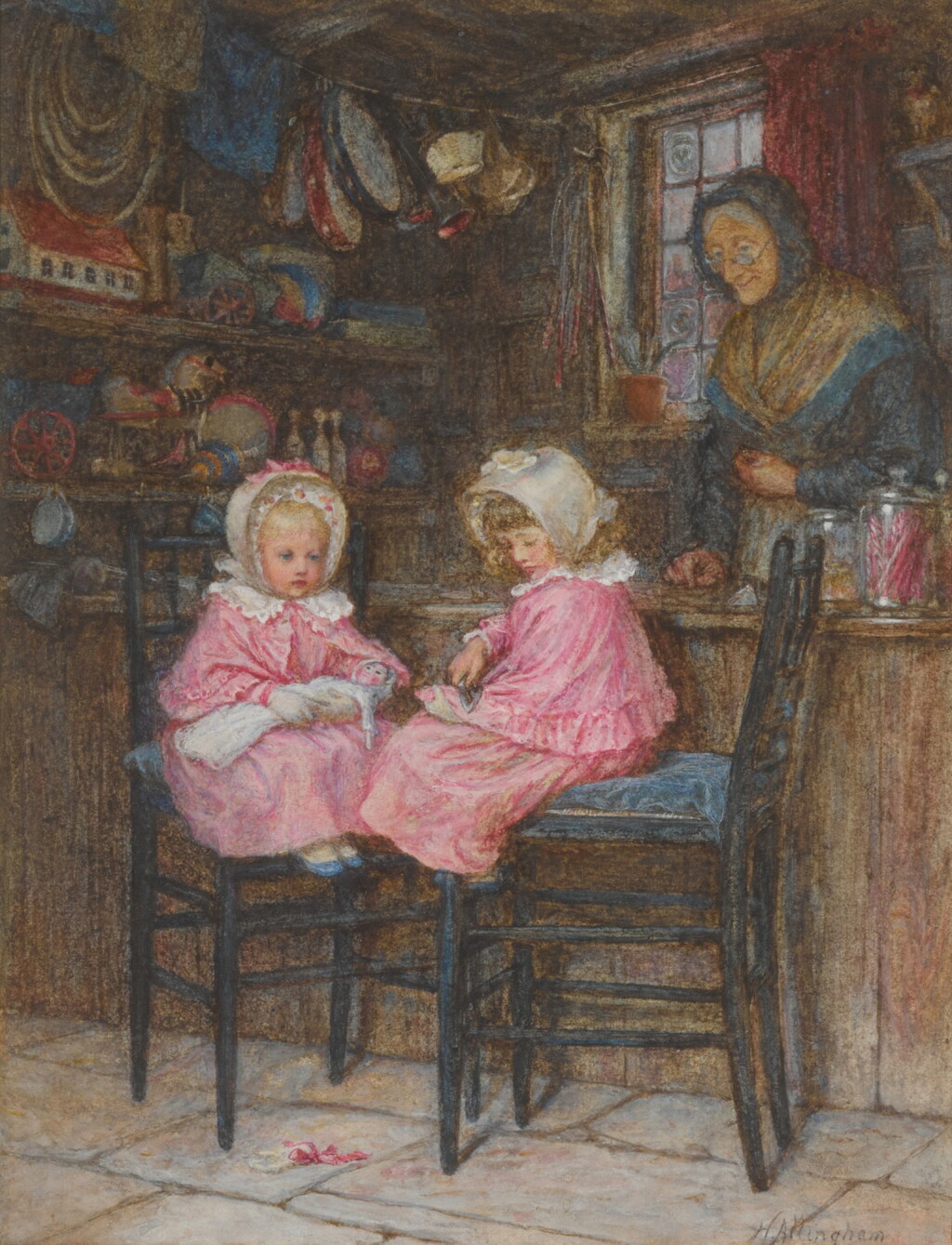 View full screen - View 1 of Lot 371. The Young Customers.