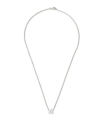 View full screen - View 1 of Lot 187. Collier diamant | Diamond necklace.