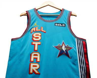 View full screen - View 1 of Lot 14. Kyrie Irving Game Worn ‘NBA All-Star Game’ Jersey.
