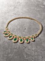 Emerald and Diamond Necklace