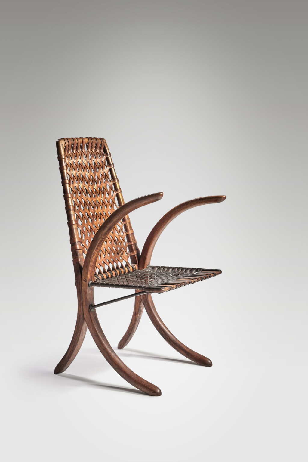 View full screen - View 1 of Lot 510. "Wagon Wheel" Armchair.