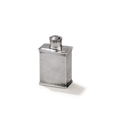 View full screen - View 1 of Lot 70. A SWISS SILVER TEA CADDY, PIERRE DE MOLIÈRE, LAUSANNE, SWITZERLAND, CIRCA 1740 | BOÎTE À THÉ EN ARGENT PAR PIERRE DE MOLIÈRE, LAUSANNE, SUISSE, VERS 1740.