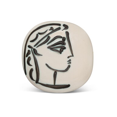 View full screen - View 1 of Lot 19. Profil de Jacqueline (A. R. 383).