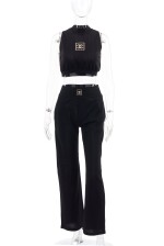 CHANEL | BLACK SPORT SUIT