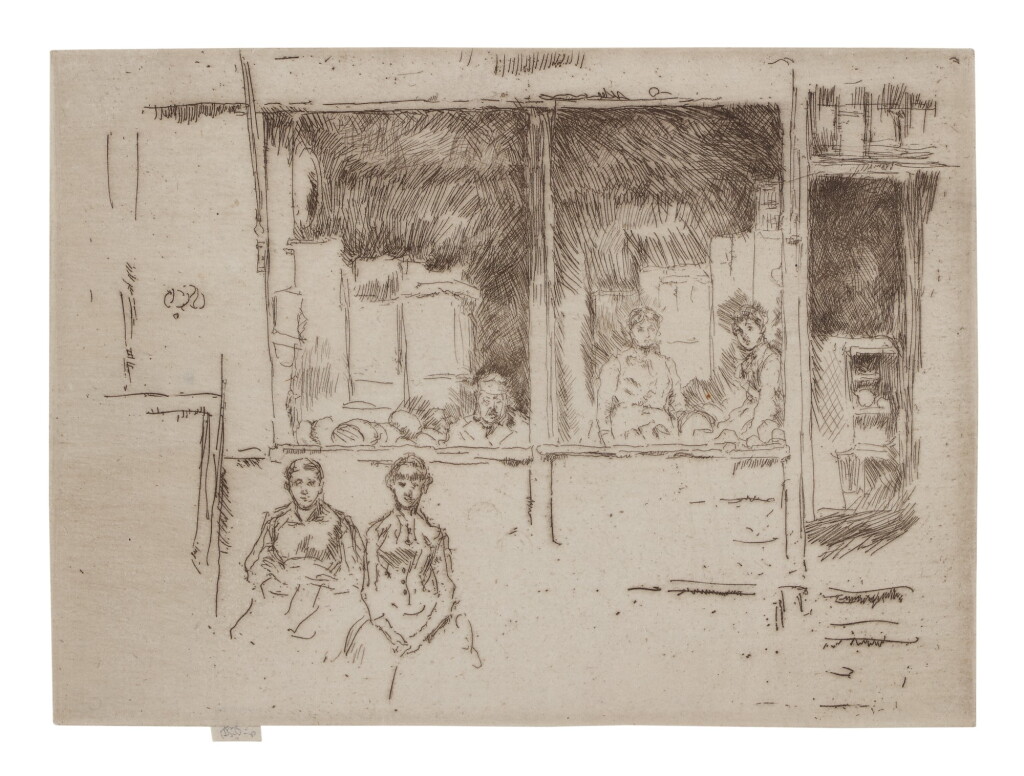 View full screen - View 1 of Lot 141. JAMES ABBOTT MCNEILL WHISTLER | MELON-SHOP, HOUNDSDITCH (K. 293; G. 355).