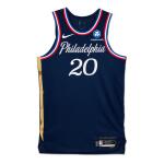 Jared McCain Philadelphia 76ers 2025-2026 Game Worn City Edition Jersey