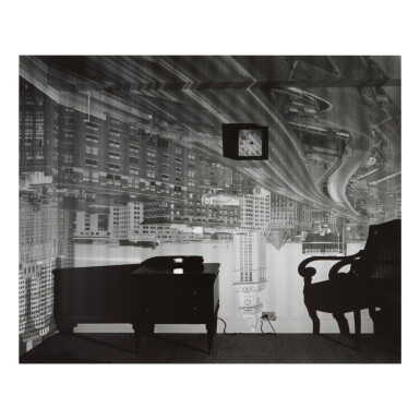 View full screen - View 1 of Lot 6. ABELARDO MORELL | CAMERA OBSCURA: BOSTON'S OLD CUSTOM HOUSE IN HOTEL ROOM, BOSTON, MA.