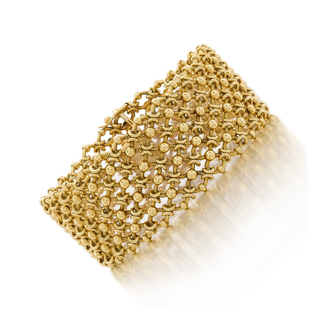 View full screen - View 1 of Lot 42. Bracelet 'Résille'.
