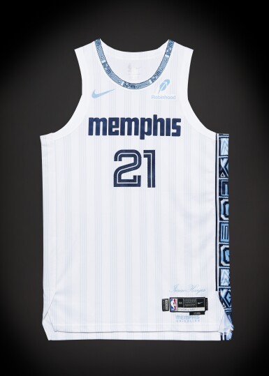 View full screen - View 1 of Lot 59. Jahmai Mashack ‘Rookie Debut’ Memphis Grizzlies 2025-2026 Game Worn City Edition Jersey .