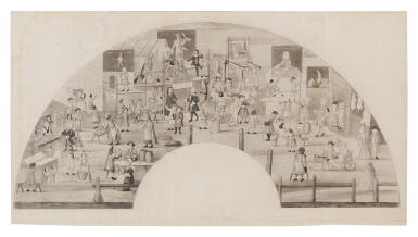 View full screen - View 1 of Lot 420. Loggan, Thomas | The Little Fanmaker.
