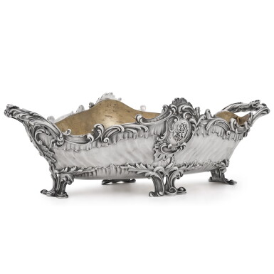 View full screen - View 1 of Lot 178. A French silver jardinière, Gustave Keller, Paris, late 19th century.