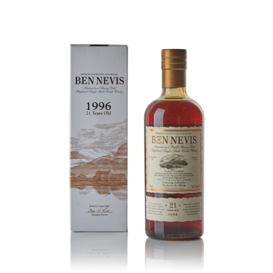 View full screen - View 1 of Lot 167. Ben Nevis 21 Year Old LMDW 54.1 abv 1996 .