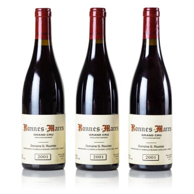 View full screen - View 1 of Lot 156. Bonnes Mares 2001 Domaine Georges Roumier (3 BT).