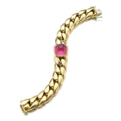 View full screen - View 1 of Lot 121. GOLD AND TOURMALINE BRACELET, PALOMA PICASSO FOR TIFFANY & CO..