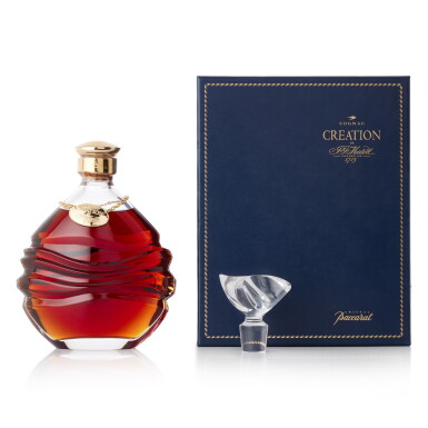 View full screen - View 1 of Lot 6573. Martell Creation Cognac Baccarat Crystal Decanter 40.0 abv NV (1 BT75).