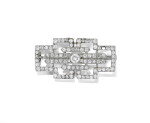 BROCHE DIAMANTS, VERS 1920 | DIAMOND BROOCH, 1920S