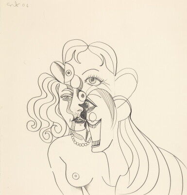 View full screen - View 1 of Lot 3. GEORGE CONDO | PORTRAIT STUDIES.