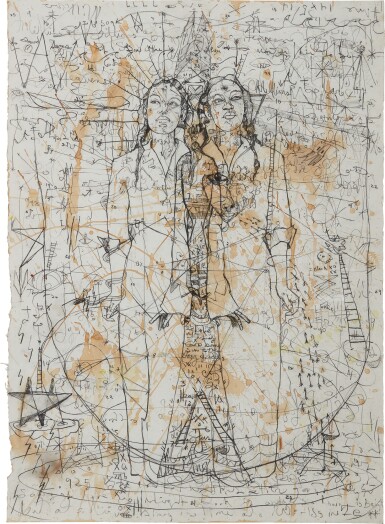 View full screen - View 1 of Lot 567. ANGELBERT METOYER | DAUGHTERS OF THUNDER (ANCIENT INFINITY ANGELS SERIES).