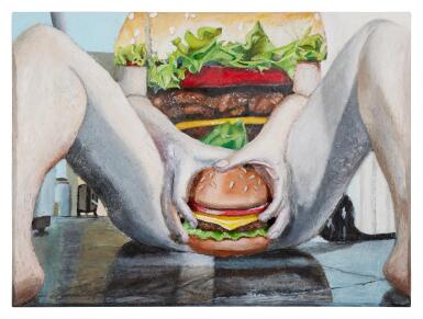 View full screen - View 1 of Lot 1016. Cheeseburger Emoji Crotch.