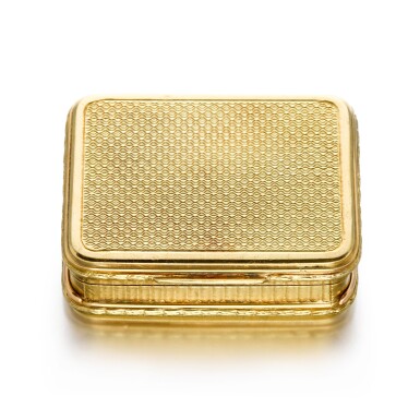 View full screen - View 1 of Lot 24. A gold pill box with a secret compartment, possibly German, mid-20th century.