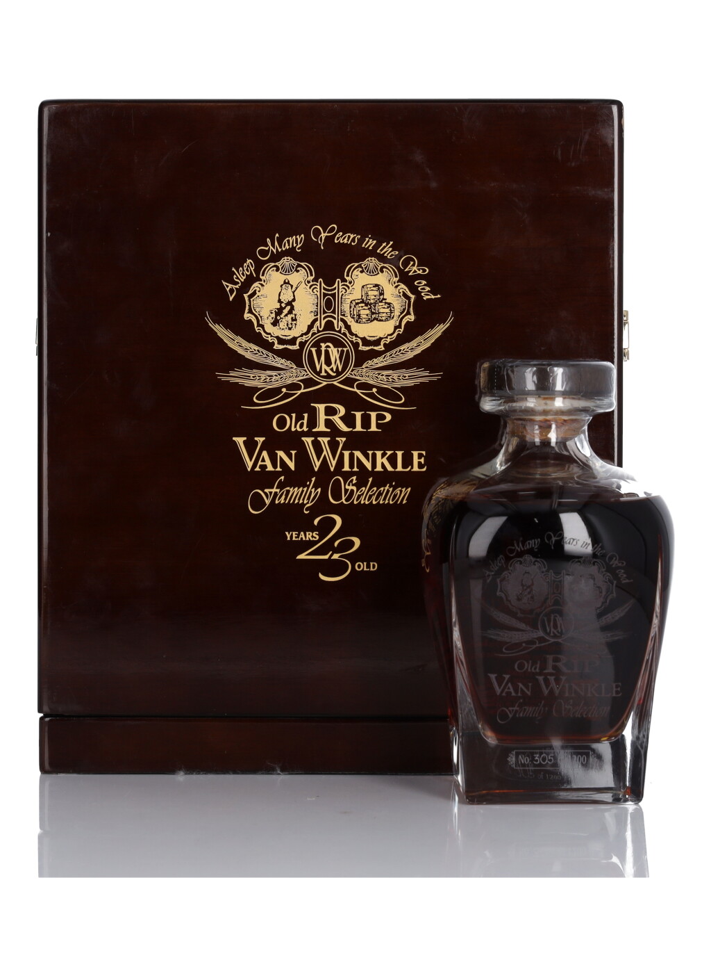 View full screen - View 1 of Lot 116. Old Rip Van Winkle 23 Year Old Decanter 114 Proof 1986 (1 Bottle 75cl).