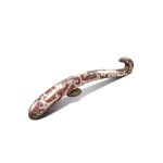 A silver-inlaid ‘dragon’ belt hook, Eastern Zhou dynasty, Warring States period | 東周戰國 銅錯銀龍紋帶鈎