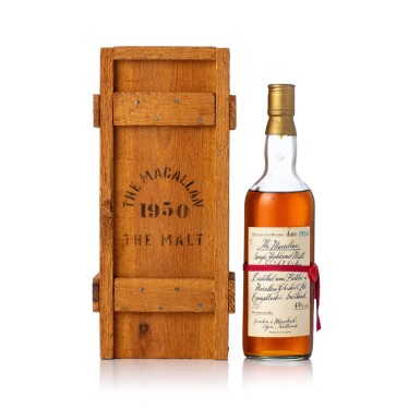 View full screen - View 1 of Lot 5008. The Macallan Red Ribbon 43.0 abv 1950 (1 BT75).