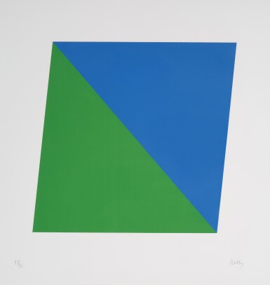 View full screen - View 1 of Lot 68. Blue Green, from Series of Ten Lithographs (A. 65).