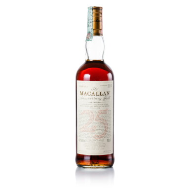 View full screen - View 1 of Lot 22. The Macallan 25 Year Old Anniversary Malt 43.0 abv 1975 (1 BT 70cl).