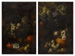 Still lifes of fruit and flowers