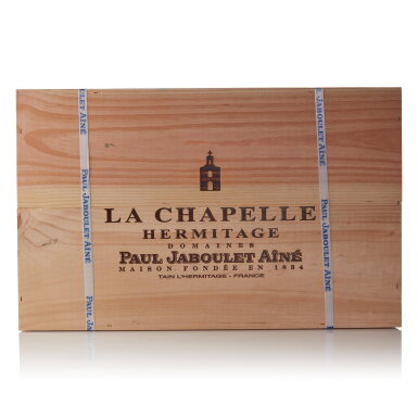 View full screen - View 1 of Lot 389. Hermitage, La Chapelle 2017 Paul Jaboulet Aîné (6 BT).