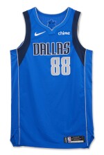 Markieff Morris ‘Christmas Day’ Dallas Mavericks 2023-2024 Game Worn Icon Edition Jersey