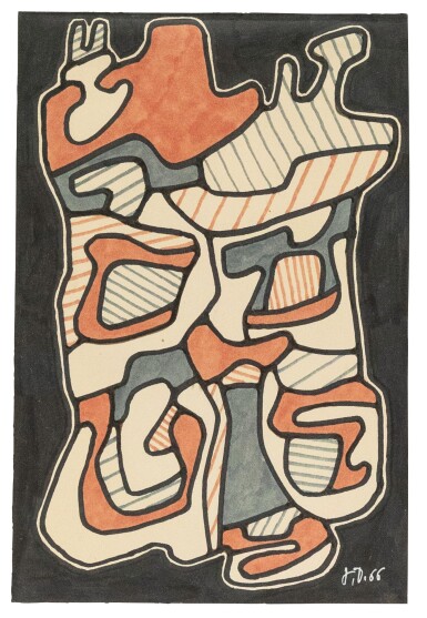 View full screen - View 1 of Lot 55. JEAN DUBUFFET | LA VILLA III.