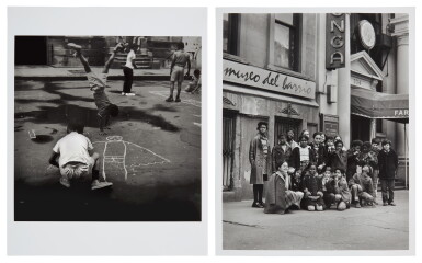 View full screen - View 1 of Lot 579. Children at Play & ¡Nosotros somos El Museo del Barrio!: Primer anivesario (A Pair of Works).