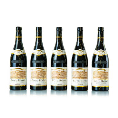 View full screen - View 1 of Lot 368. Côte Rôtie, La Mouline 2012 Guigal (5 BT).