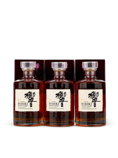 View full screen - View 1 of Lot 38. Hibiki 17 Year Old NV (3 BT70).