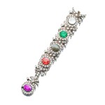 Gem set and diamond jewel, circa 1900