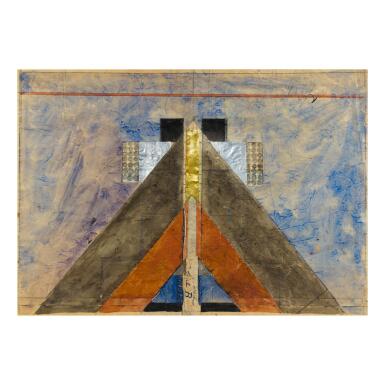 View full screen - View 1 of Lot 19. PIERRE LEGRAIN | TWO STUDIES FOR A DESK BLOTTER.