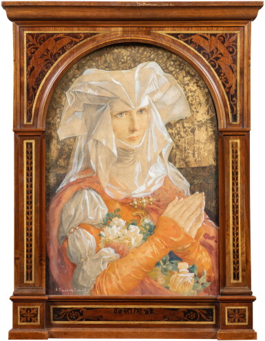 View full screen - View 1 of Lot 78. Elizabeth of Hungary | Sainte Elisabeth de Hongrie.